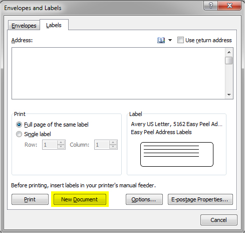 How to: Easy Envelope Mail Merge in MS Word