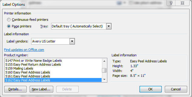 Creating A Mail Merge Template For Labels